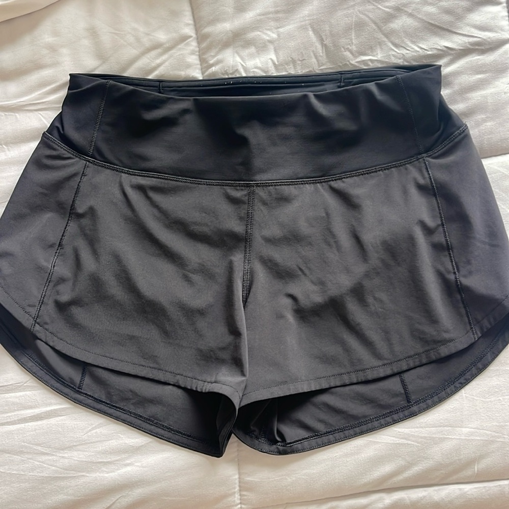 Lululemon Speed Up mid-rise 4' running shorts